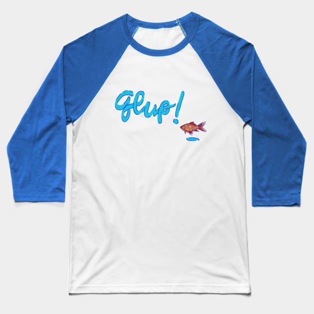 Glup 1.1 Baseball T-Shirt by mariacaballer